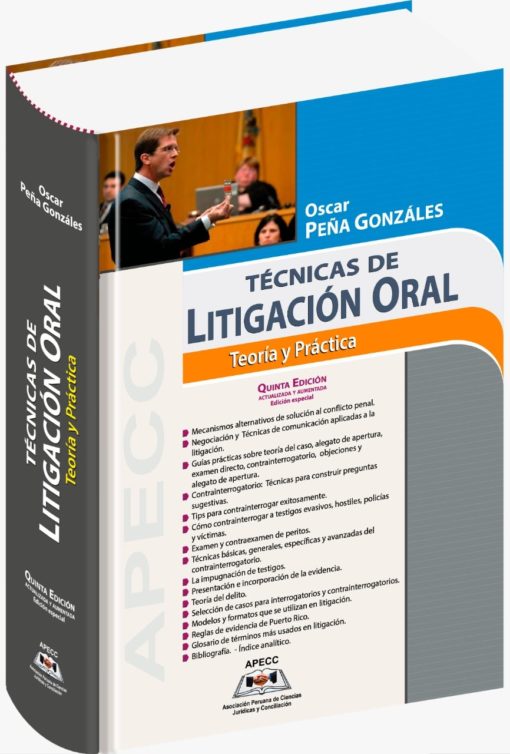 Técnicas de litigación oral 5ta edición