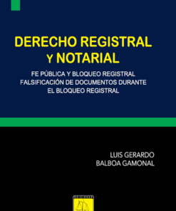 Derecho registral y notarial
